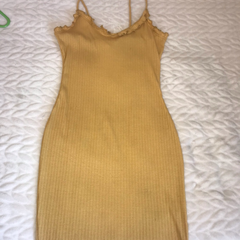 Dress with spaghetti straps